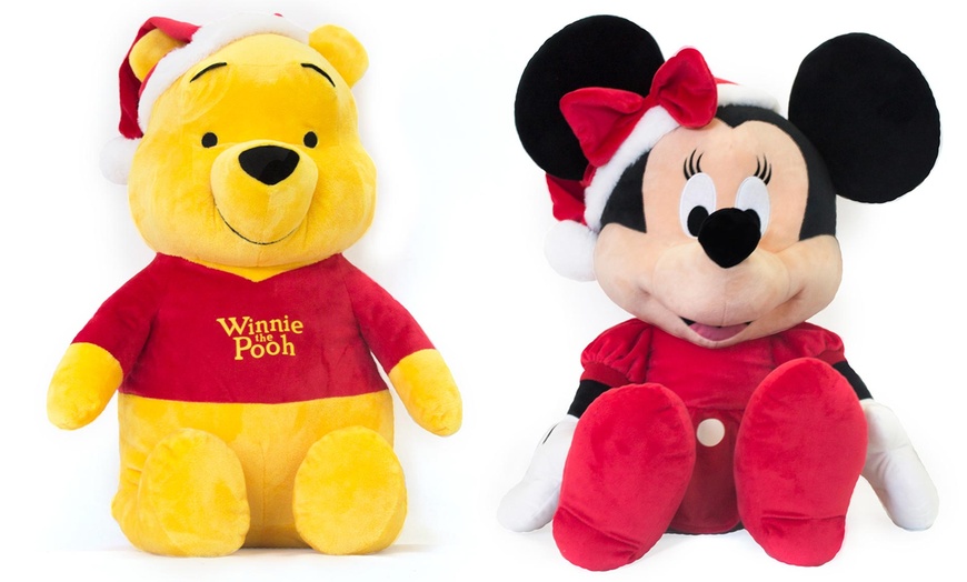 Image 1: Disney Christmas Plush Toy