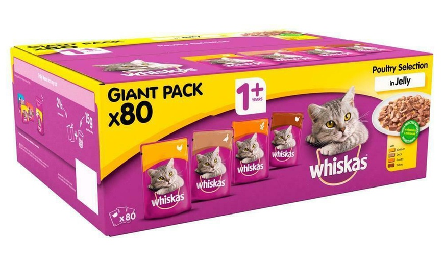 Image 18: Whiskas 80-Pouch Cat Food Box