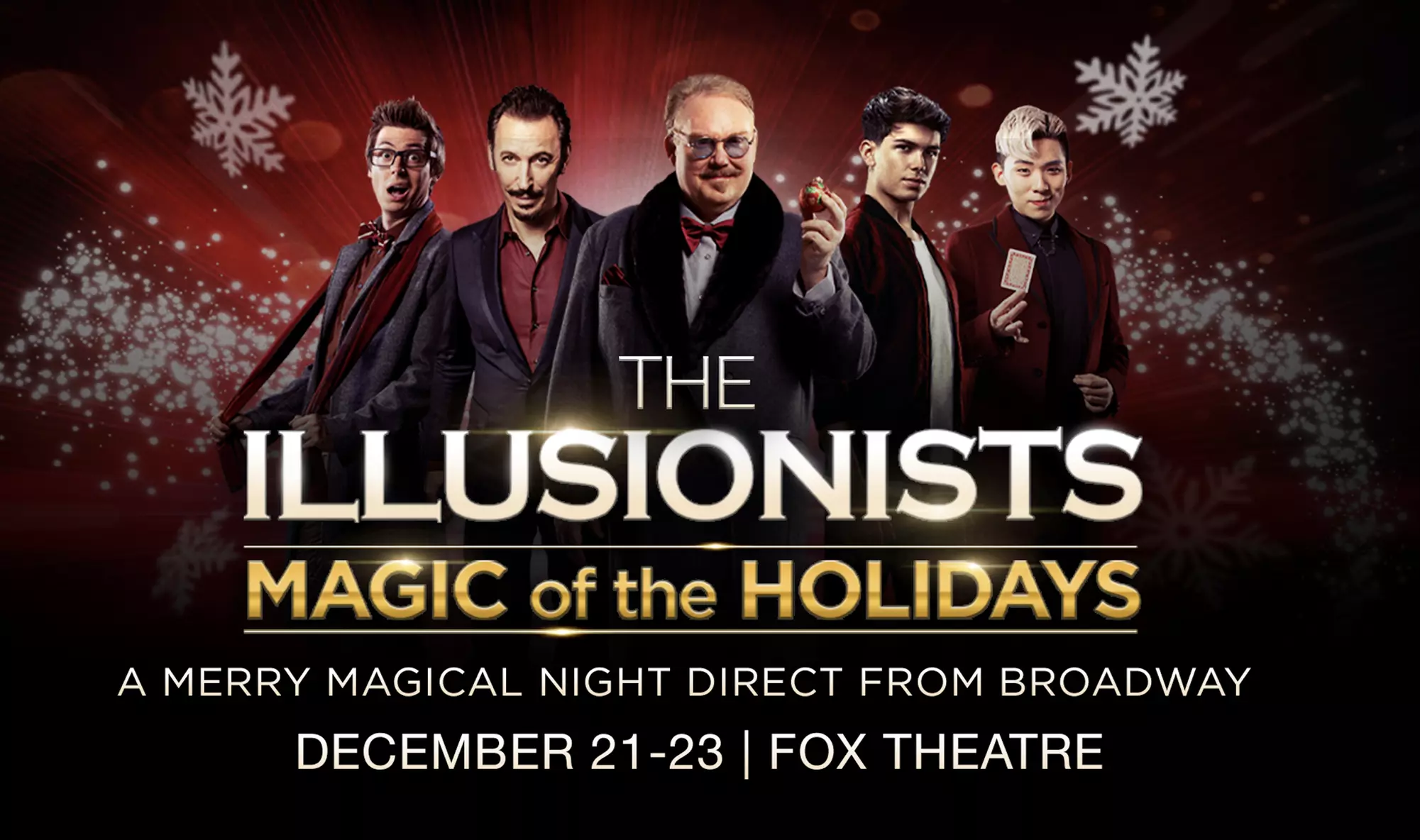 THE ILLUSIONISTS: MAGIC OF THE HOLIDAYS (December 21–23) - Primary Image