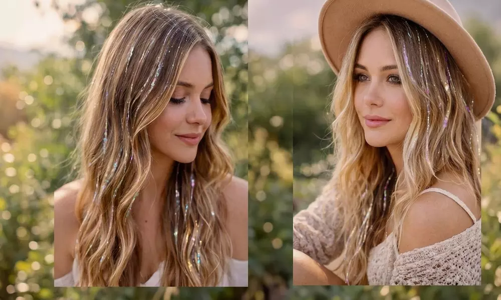 Add sparkle with Fairy Hair: 10, 15 or 20 Double Strands at DABL Salon