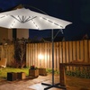 Image 11: Ombrellone da giardino Bakaji e base ombrellone