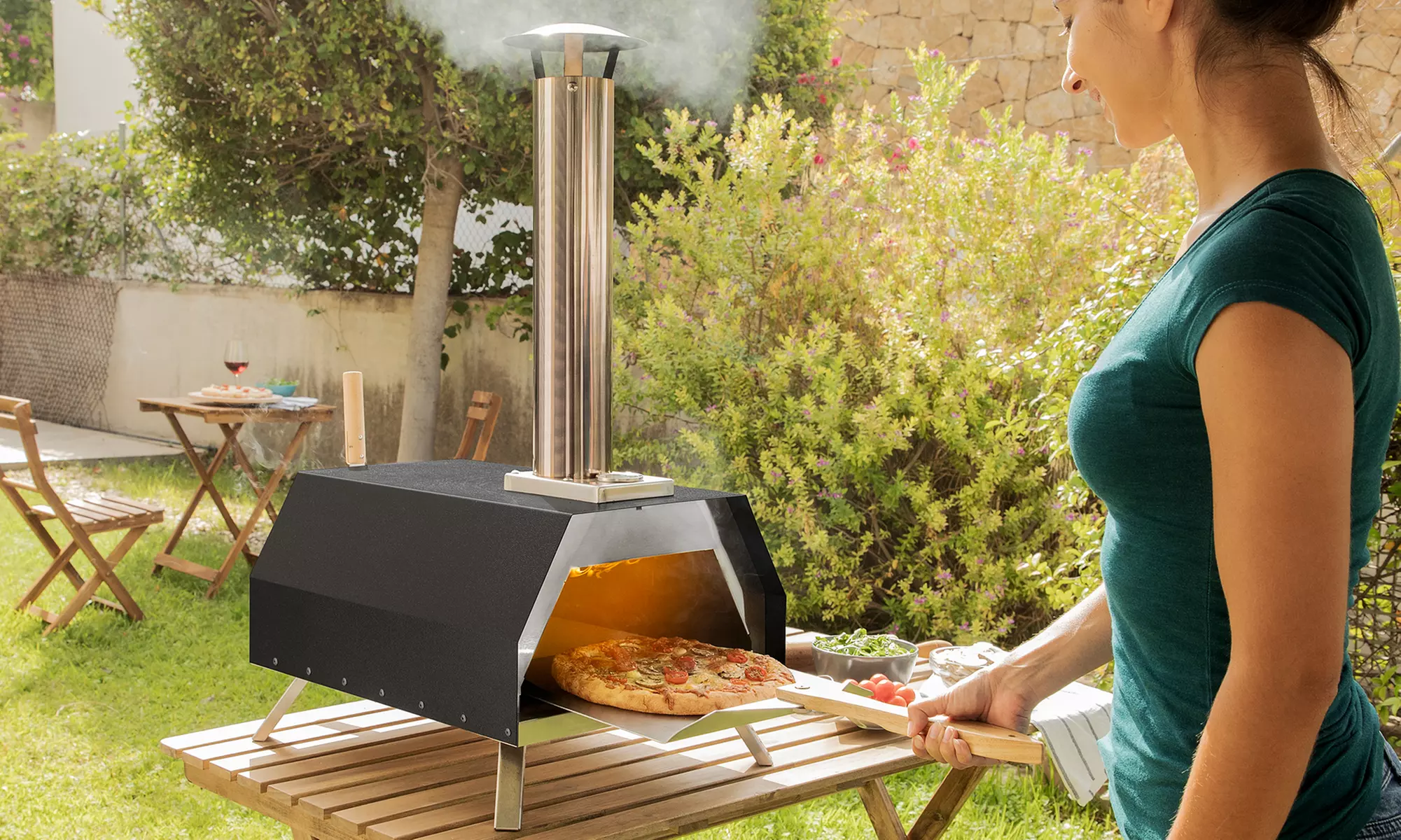 InnovaGoods Pellet-Pizza-Ofen