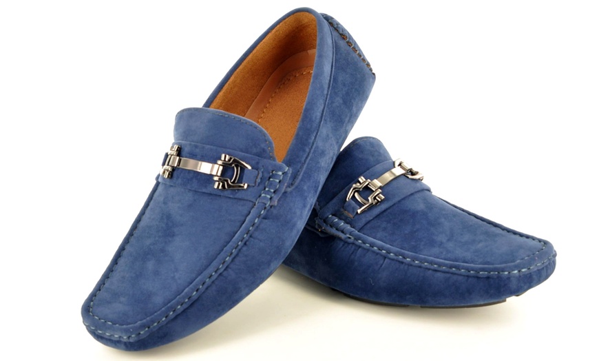 Image 17: Men's Casual Loafers with Buckle