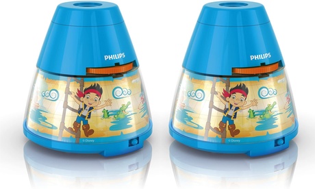 Two-Pack of Philips Disney Jake Kids' Night Light and Projector