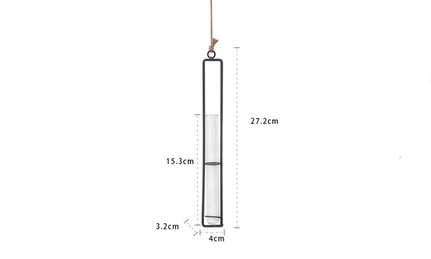 Image 4: Creative Hemp Rope Hanging Vase