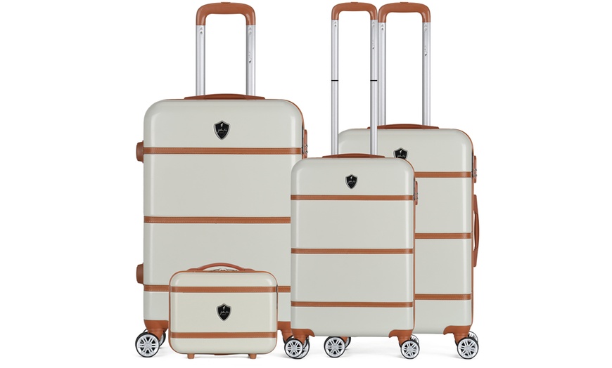 Image 23: Four Trolley Suitcases Set