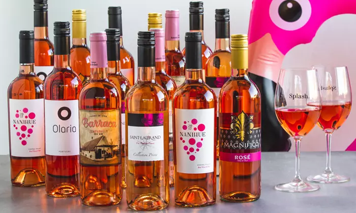 6, 15, or 18 Bottles of Rosé Wine from Splash Wines (Up to 77% Off)  - Primary Image