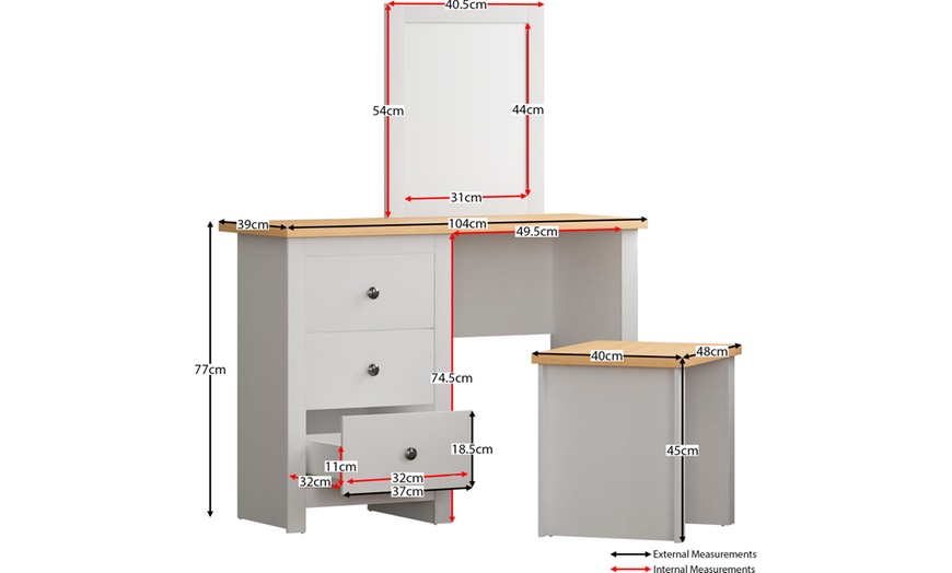 Image 85: Vida Designs Arlington Bedroom Range