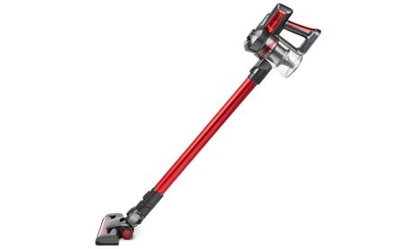 Aspirapolvere wireless H.Koenig con supporto a parete, spazzola rotonda e ugello piatto 2 in 1