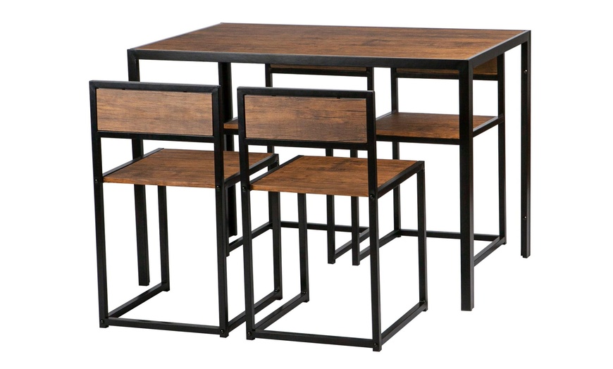 Image 6: Compact Modern Dining Table