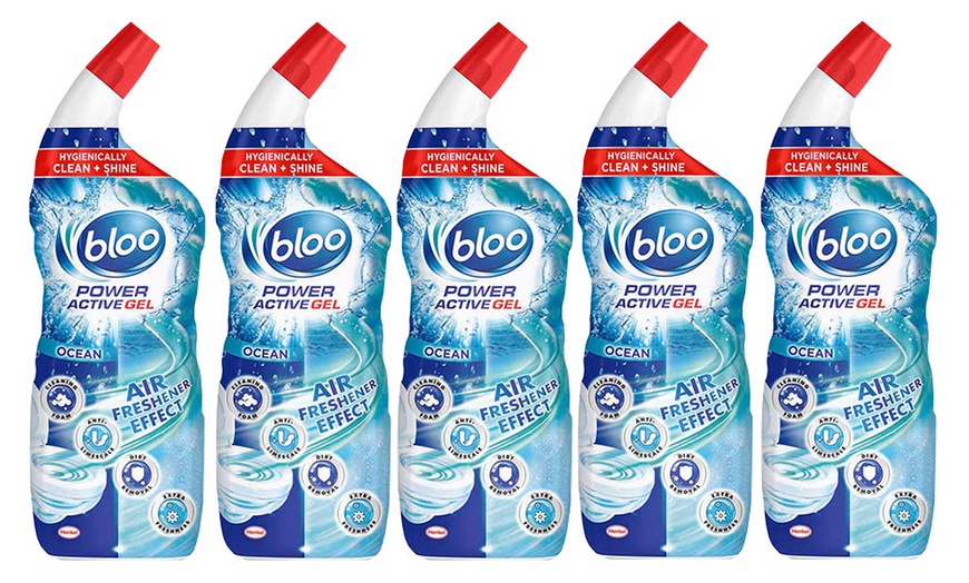 Image 3: 5 or 10 bottles of Bloo Power Active Gel Toilet Cleaner 700 ml