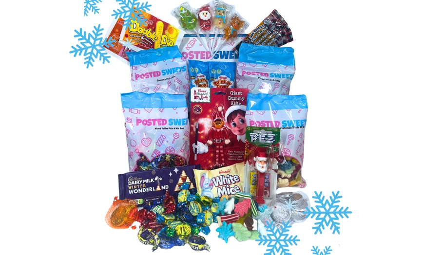 Image 2: Ultimate Christmas Sweet Hamper or 7KG Monster Christmas Sweet Bucket