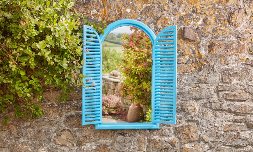 Image 8: Decorative Outdoor Garden Mirror