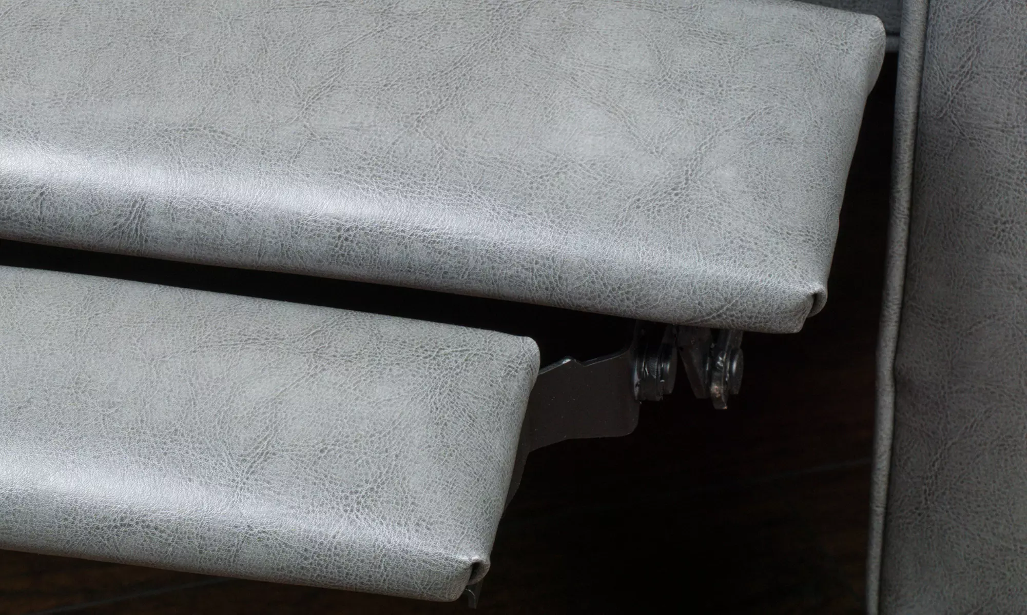 Deana Tufted-Leather Club Chair Recliner - Second Medium