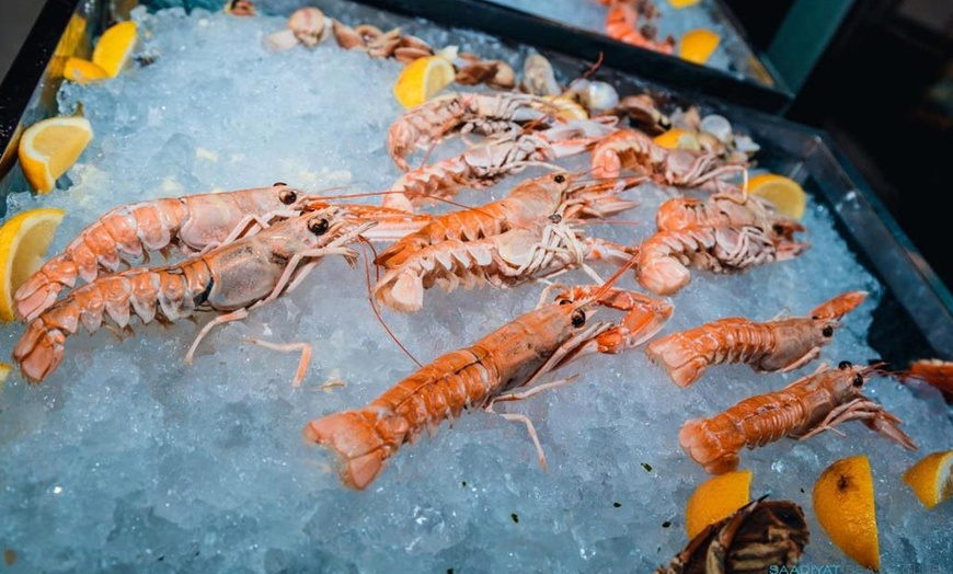 Image 12: Seafood buffet & drinks at 5* Saadiyat Beach Club