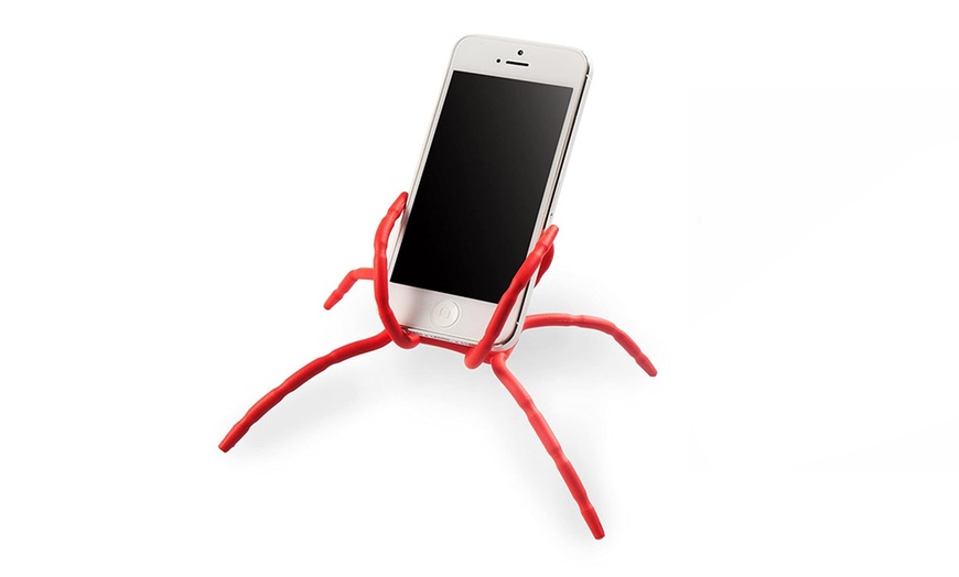 Image 10: One, Two or Four Flexible Spider Phone Holders