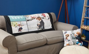 Up to 75% Off Custom Pillows and Blanket from Collage.com