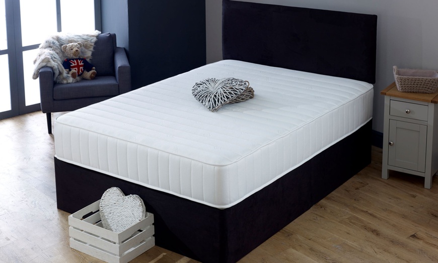 Image 3: Memory Fibre Open Coil Micro Quilted Mattress