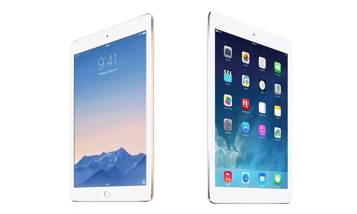 Apple iPad Air or Air 2 16GB, 32GB, 64GB, or 128GB Tablet with WiFi or WiFi + 4G (GSM Unlocked) (Refurbished) - Primary Image