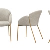 Image 13: Lot de 2 chaises en tissu "Candy" de Doosense