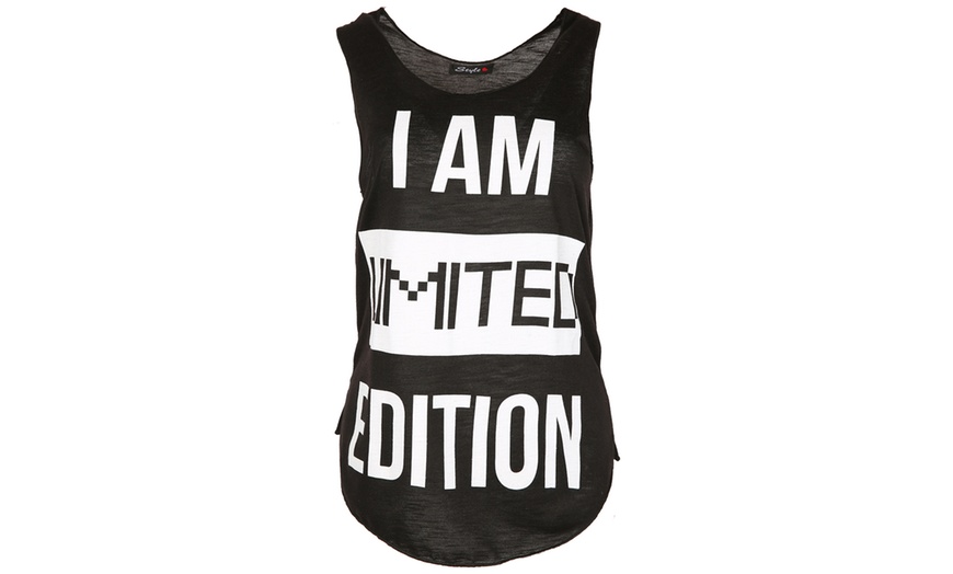 Image 3: I am Limited Edition Vest Top