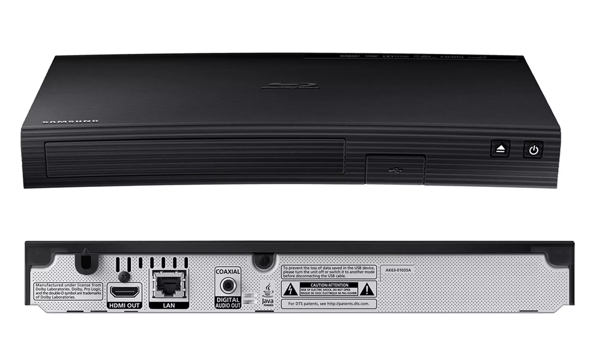 Samsung BD-JM51 Blu-Ray and DVD Disc Player (Refurbished) - Second Medium