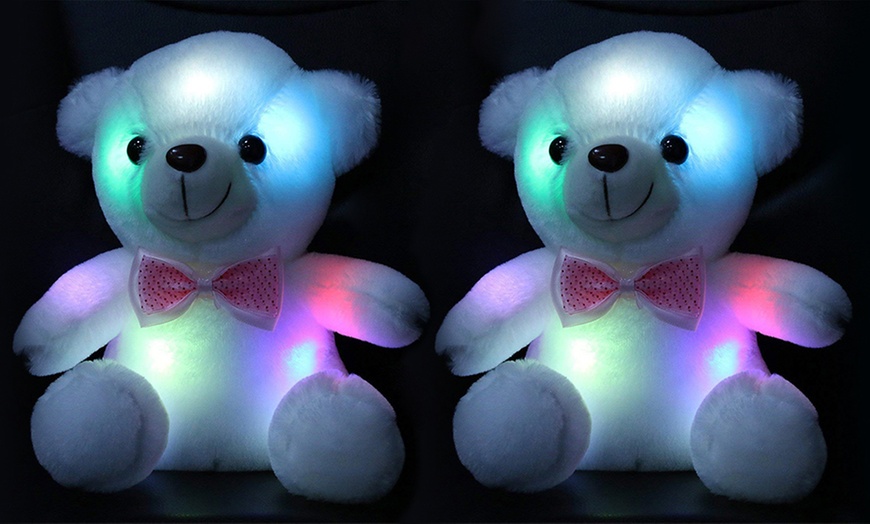 Image 3: Kids' LED Sleepy Teddy Bear