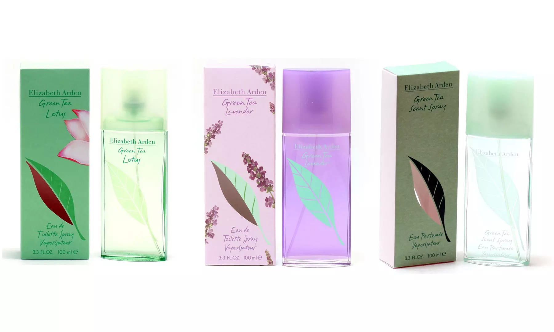 Elizabeth Arden Green Tea Ladies, Exotic, Lavender, Lotus, or Tropical Eau de Toilette or Eau de Parfum (3.3 Fl. Oz.) - Primary Image