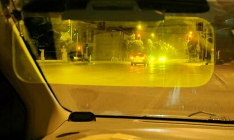 Aletta visiera parasole universale per auto 2 in 1 ad alta definizione per visibilità diurna e notturna