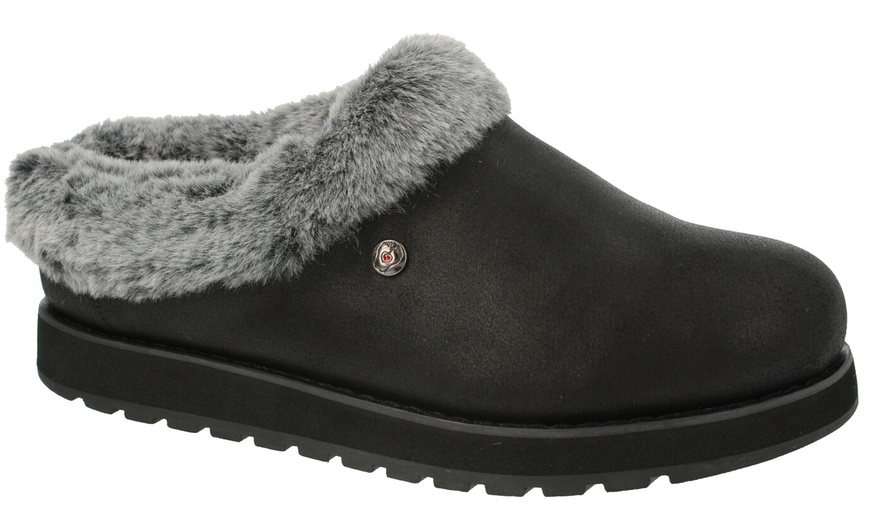 Image 6: Skechers Faux-Fur-Lined Slippers