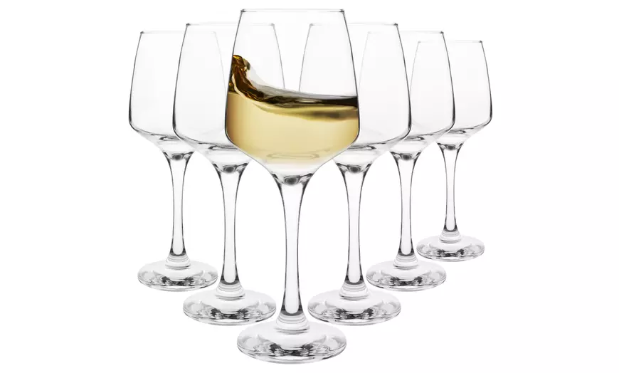 Image 6: Homiu Florence Glassware; Wine Glasses, Flutes, Whiskey or Highball