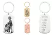 1x oder 2x Personalisierter Familien-Schlüsselanhänger mit Gravur oder Foto - Second Medium
