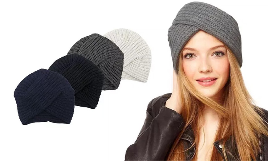 Image 1: Gorro estilo turbante