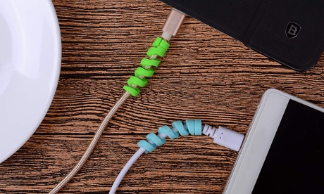 Fino a 20 proteggi-cavi in gomma, disponibile in vari colori