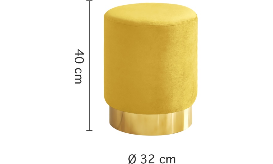 Image 29: Pouf con design a cilindro