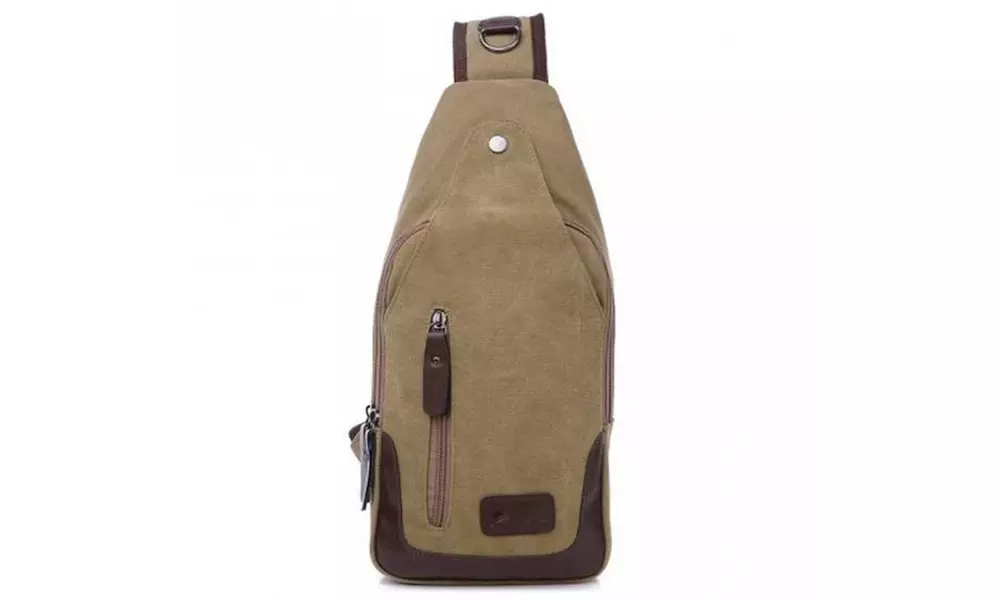 Canvas Shoulder Sling Bag - Second Medium