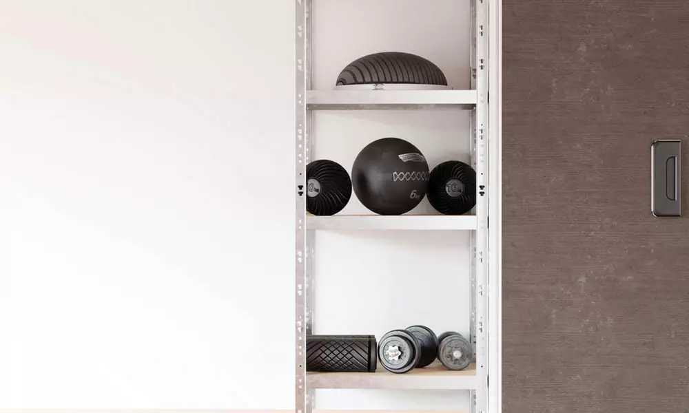 Étagère de rangement polyvalente en métal pour charges lourdes