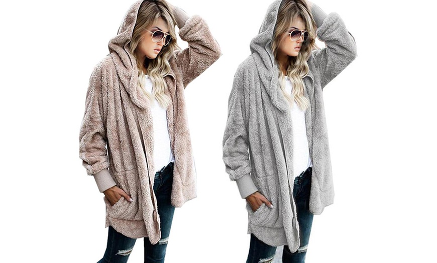 Image 11: Women's Teddy Bear Jacket