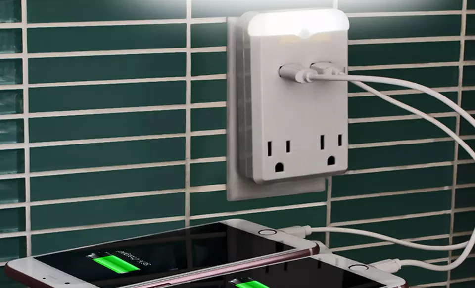 Universal Multi-Port Home Chargers with Dual USB Outlets - Primary Image