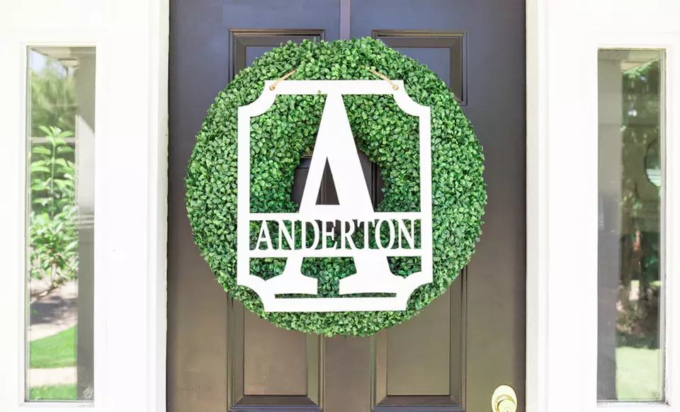 One or Two 20" Personalized "Brighton" Metal Monograms from Rusted Orange (Up to 56% Off) - Primary Image