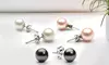 Set of 2 8mm Pearl Stud Earrings