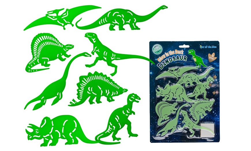 Image 1: Dinosaur Glow-in-the Dark Set