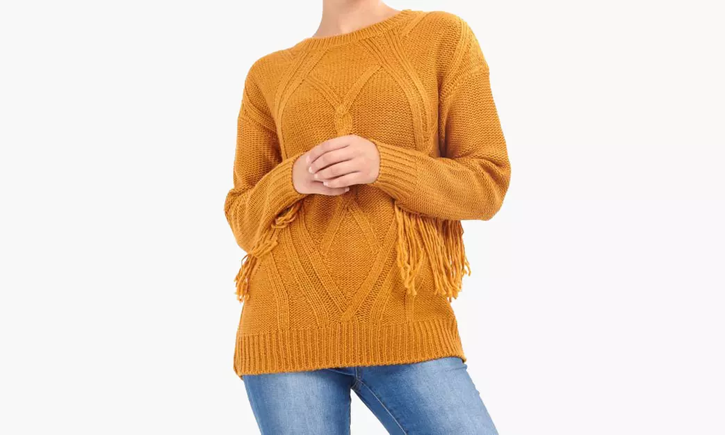 Pull-over en tricot à pampilles Brave Soul - Second Medium