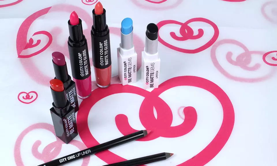 City Color Matte Lipstick Set (6- or 12-Piece) - Primary Image