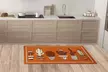 Tapis de cuisine anti-dérapant avec partie supérieure en chenille et coton et dos en PVC - Second Medium