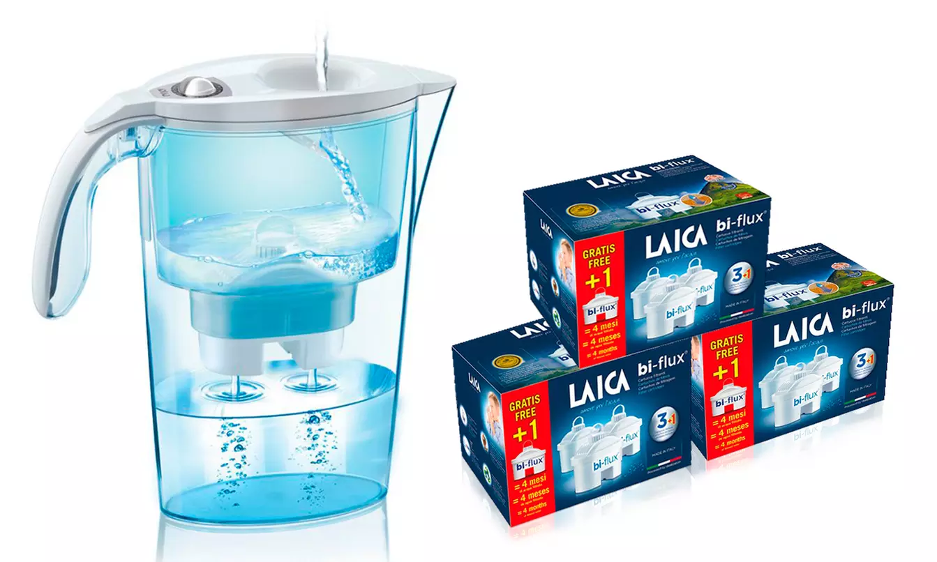 Laica Wasserfilter 2,3 Liter mit 12 Filterpatronen - Primary Image