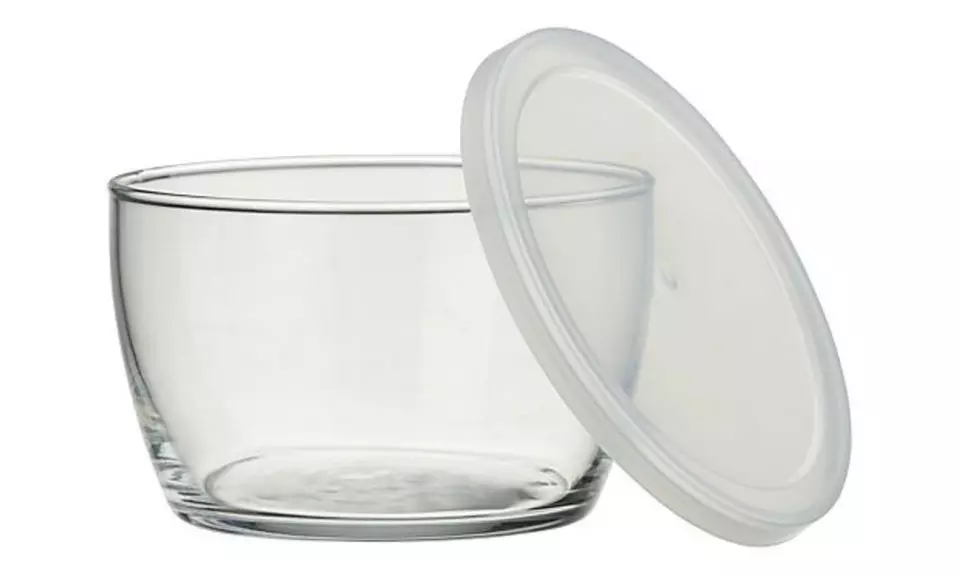 Glass Storage Bowl Set with Lids (4-Pack) - Second Medium
