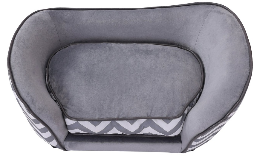 Image 22: PawHut Pet Sofa with Cushion