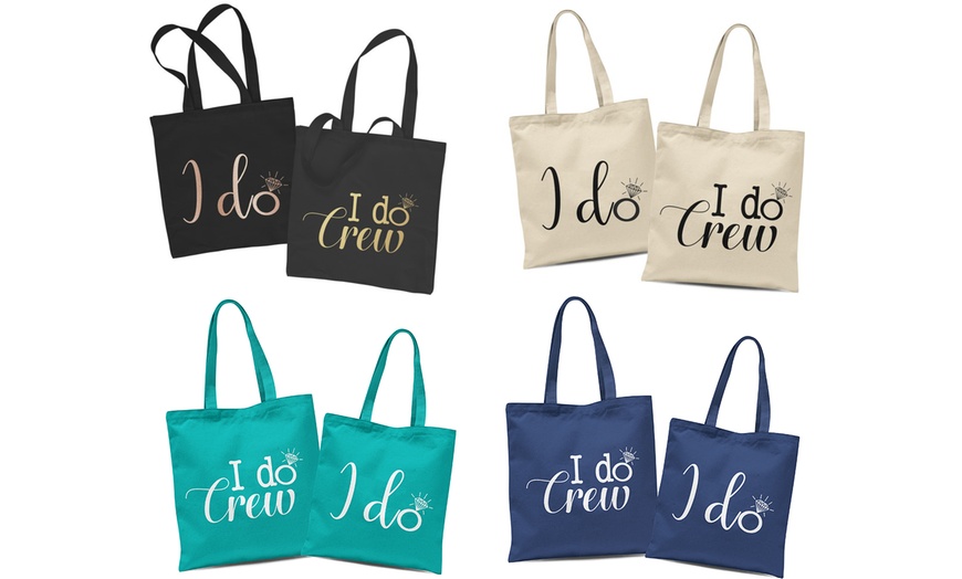 Image 1: I Do Tote Bag Set