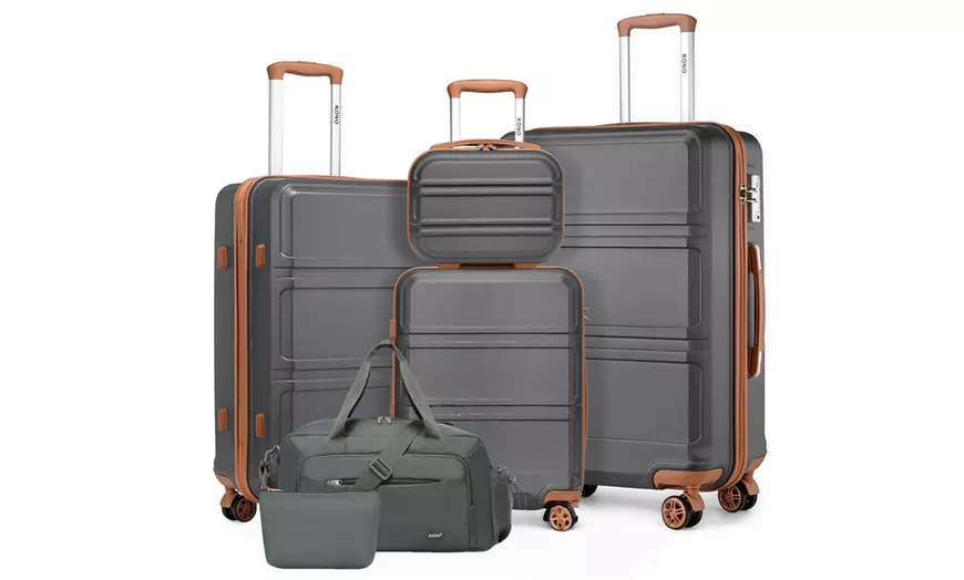 Image 3: KONO ABS Coffret de valises rigides (6 pièces)